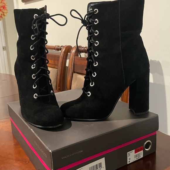 Vince Camuto | Shoes | Vince Camuto Vp Teisha Black Booties | Poshmark